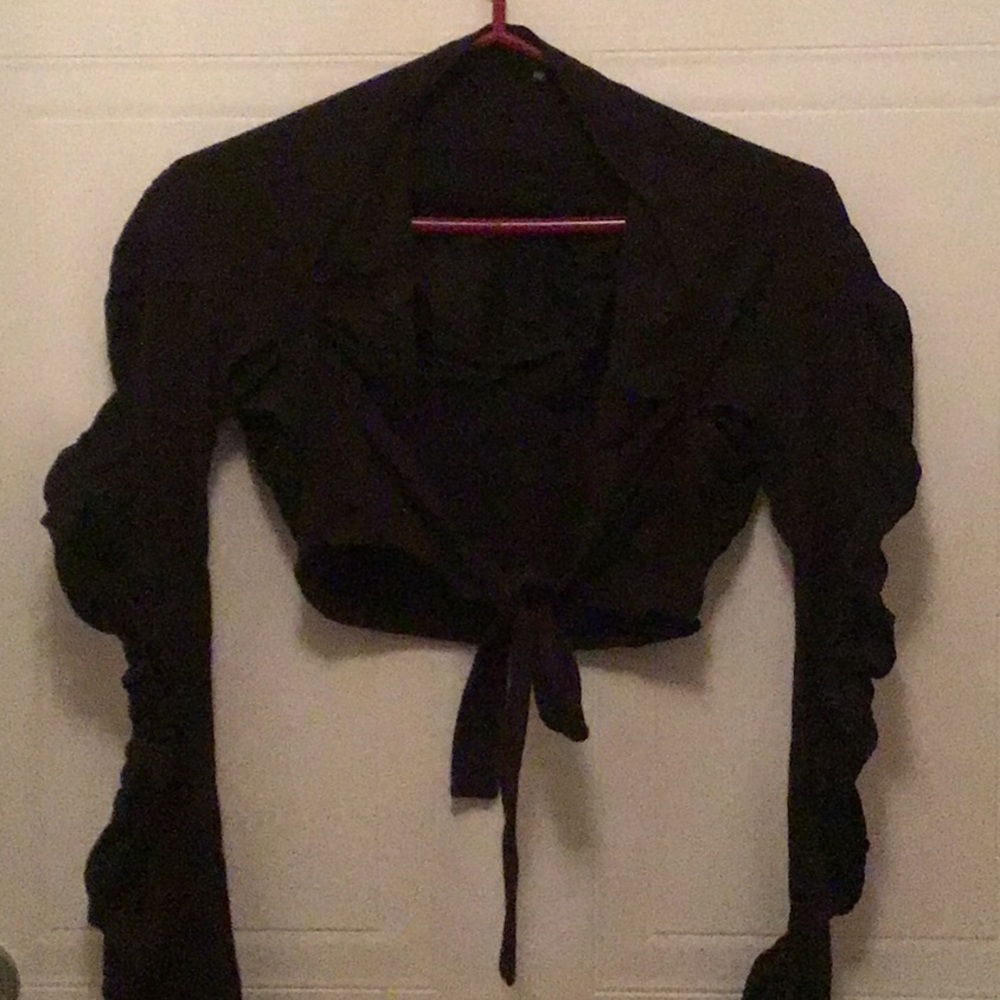 Top Bolero black Eliane et Lena